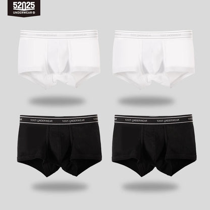 52025 Daily Quartet Men's Cotton-Modal Stretch Boxers 4-Pack