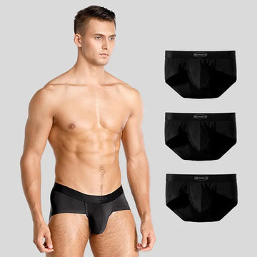 52025 Everyday Hue Men's Modal-Stretch Briefs 3-Pack