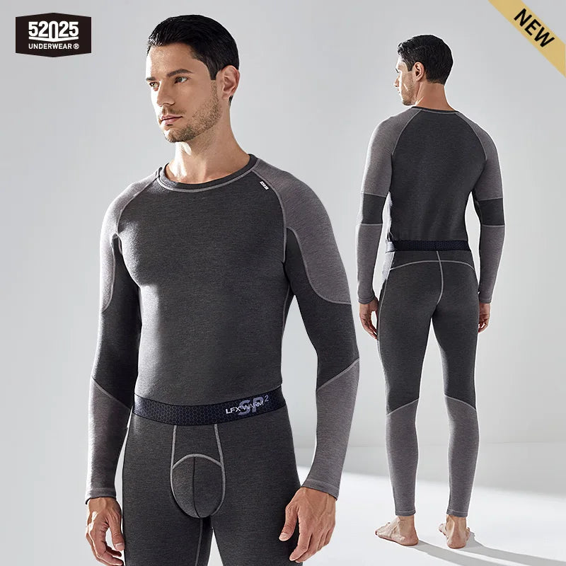 52025 LuxeLayer Silk & Wool-Blend Thermal Underwear for Men & Women