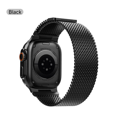 PZOZ Apple Watch Silicone Strap – Titanium Colour or Black