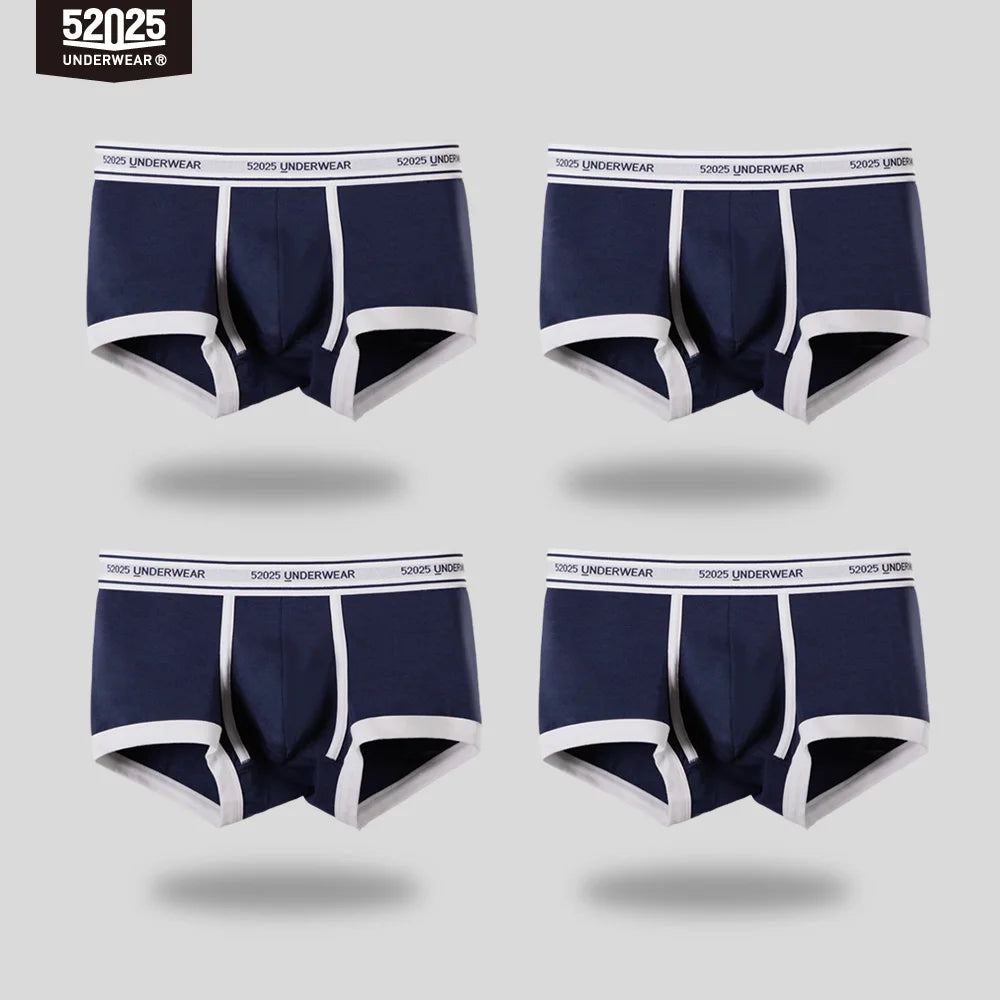 52025 Daily Quartet Men's Cotton-Modal Stretch Boxers 4-Pack