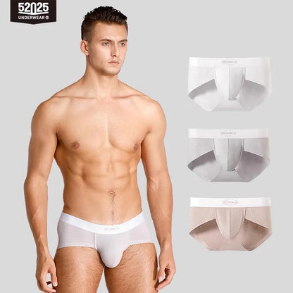 52025 Everyday Hue Men's Modal-Stretch Briefs 3-Pack