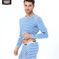 52025 StripeFlow Men's Viscose-Modal Thermal Underwear