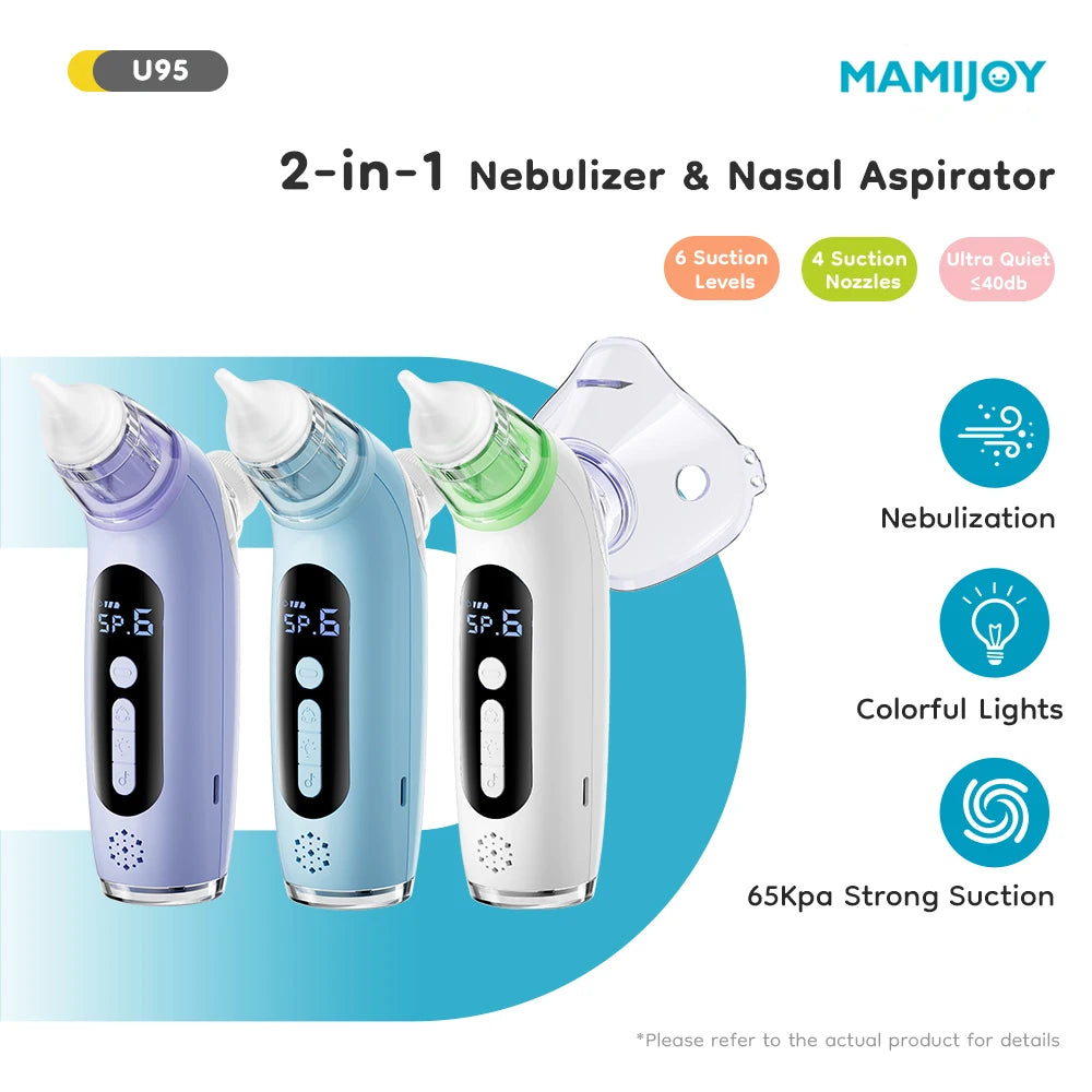 MAMIJOY U95 Baby Electric Nasal Aspirator & Nebulizer