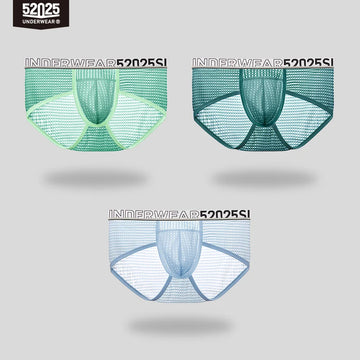 52025 CrystalFlex Men's Nylon-Stretch Briefs with Modal Pouch