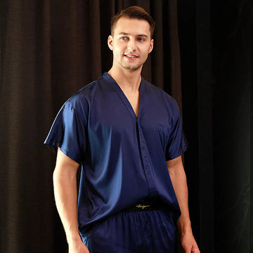 Men’s Mulberry Silk Lounge Shorts