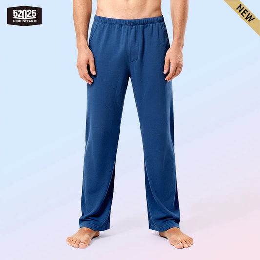 52025 Midnight Ease Men's 100% Cotton Lounge Pants