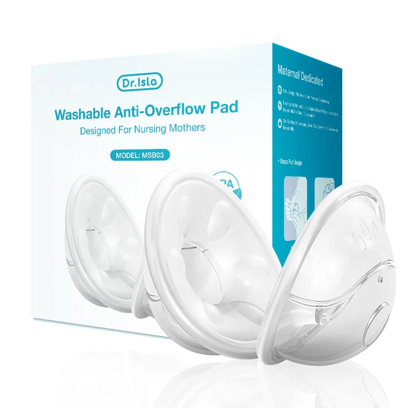 Dr.Isla 2PCS Wearable Anti-Overflow Pad for Breast Feeding