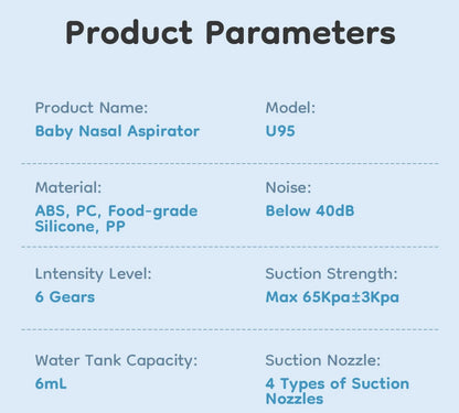 MAMIJOY U95 Baby Electric Nasal Aspirator & Nebulizer