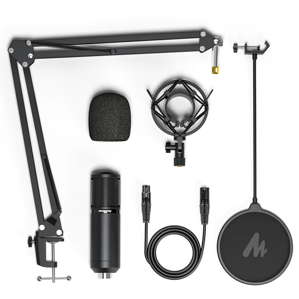 MAONO Professional Studio-Grade Condenser Microphone Kit
