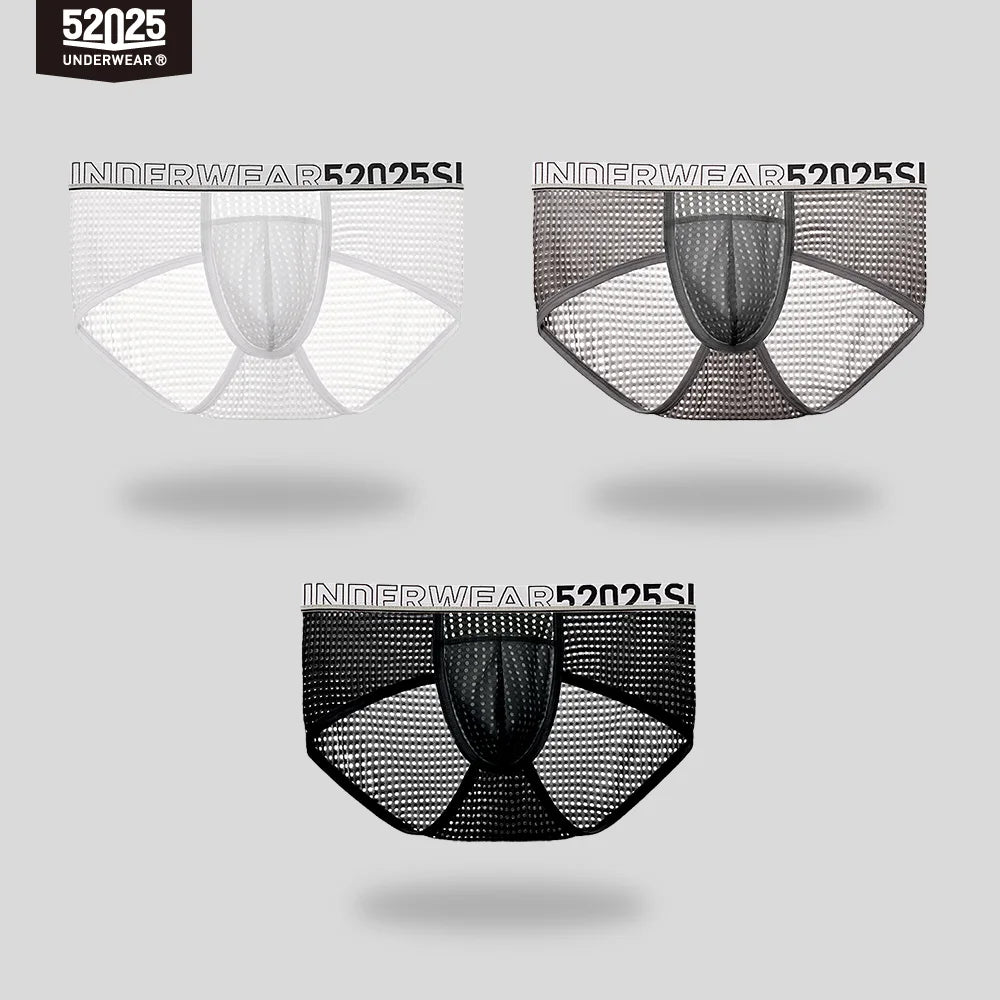52025 CrystalFlex Men's Nylon-Stretch Briefs with Modal Pouch