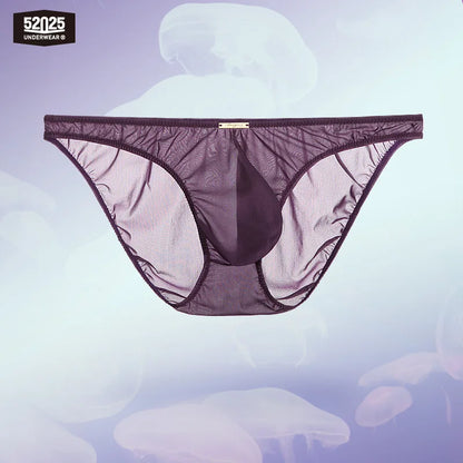 52025 PassionFlex Men's Low-Rise Nylon-Stretch Briefs & Thongs