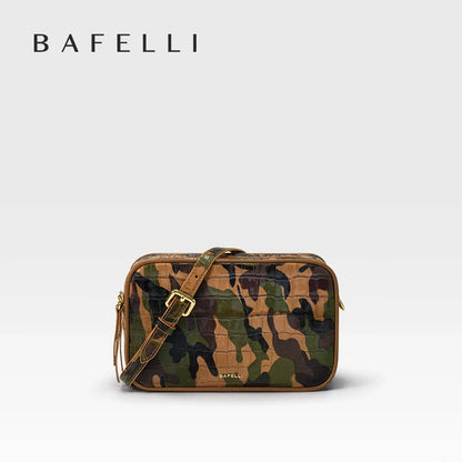 BAFELLI Genuine Leather Camera Crossbody Bag