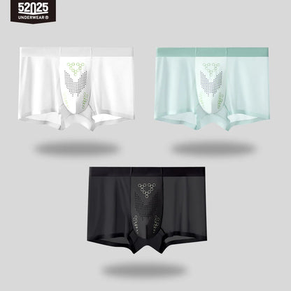 52025 SilkAccent Men's Nylon-Stretch Boxers 3-Pack
