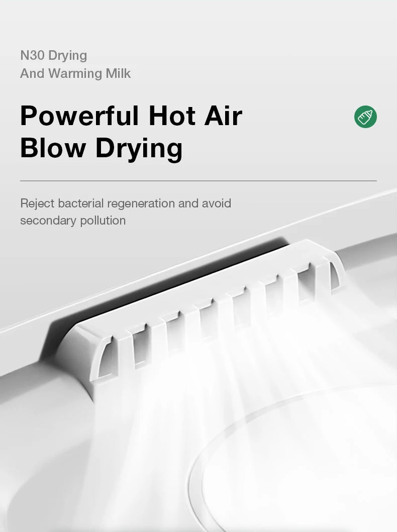 MAMIJOY N30 Multi-Function Bottle Steriliser – 5-in-1 Fast Warming, Sterilising & Drying