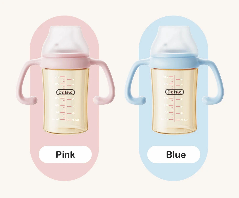 MAMIJOY 160/240/330ML Baby PPSU Bottle with Inclined Neck, Display Function & Temperature Indicator