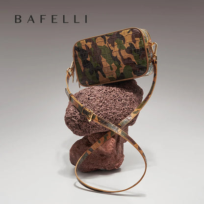 BAFELLI Genuine Leather Camera Crossbody Bag