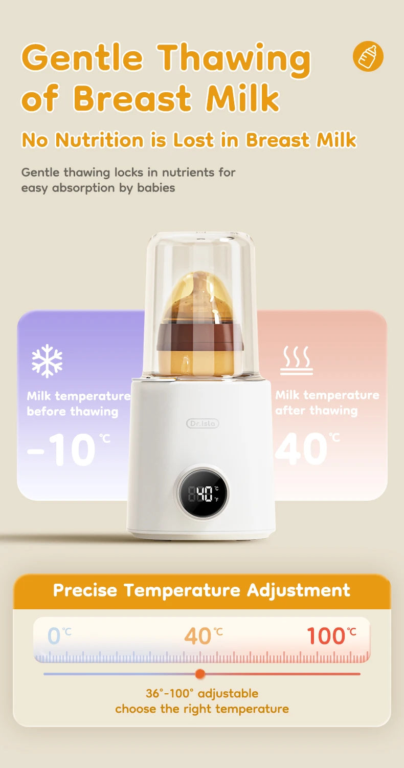 Dr.Isla Baby Bottle Warmer N22 – Multi-Function Heating for Milk, Water & Baby Food