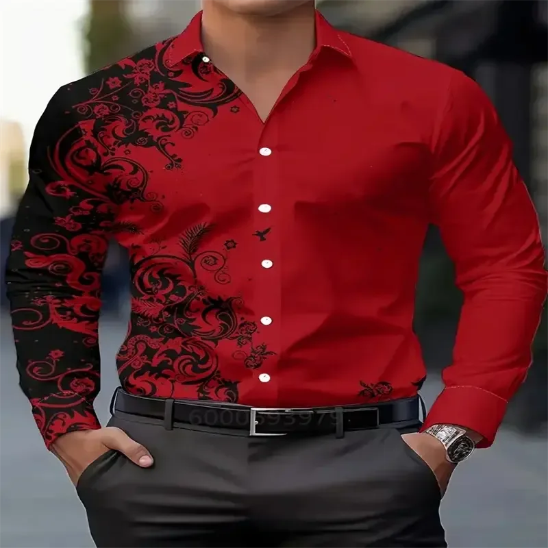 Men's Classic Casual Printed Shirts - ShopHub