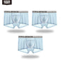 52025 LunarFlex Men's Nylon-Stretch Boxers with Silk-Blend Pouch