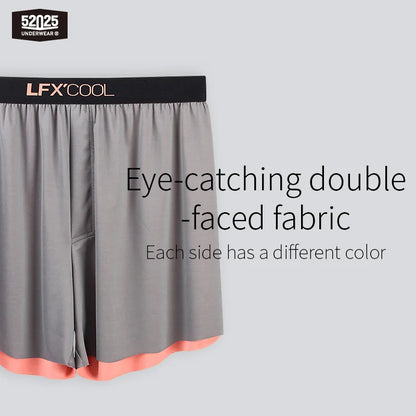 52025 DuoTone Men's Modal-Blend Boxer Shorts