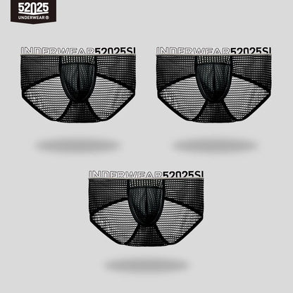 52025 CrystalFlex Men's Nylon-Stretch Briefs with Modal Pouch