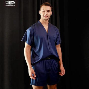 Men’s Mulberry Silk Lounge Shorts