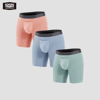 Men’s Second-Skin Modal Boxer Briefs – 3-Pack