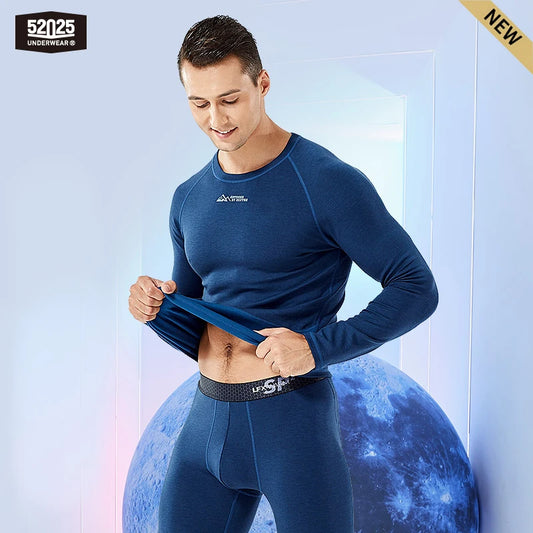 52025 SilkCore Men's Silk & Wool-Blend Thermal Underwear