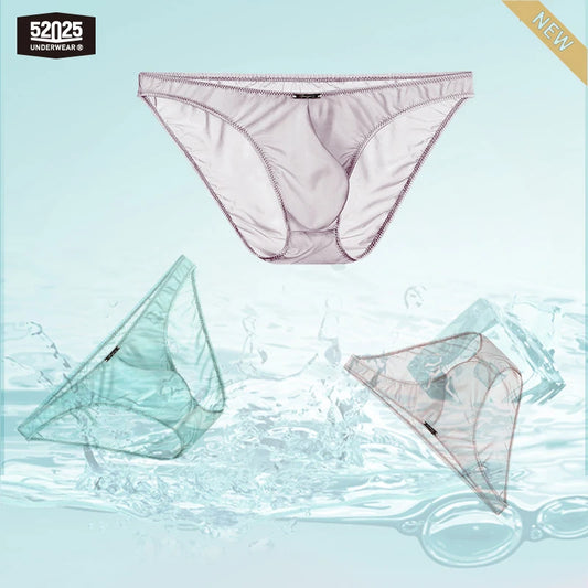 52025 PastelFlex Men's Low-Rise Nylon-Stretch Briefs