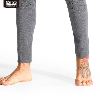 52025 CosyContour Men's Thick Cotton-Modal Thermal Leggings