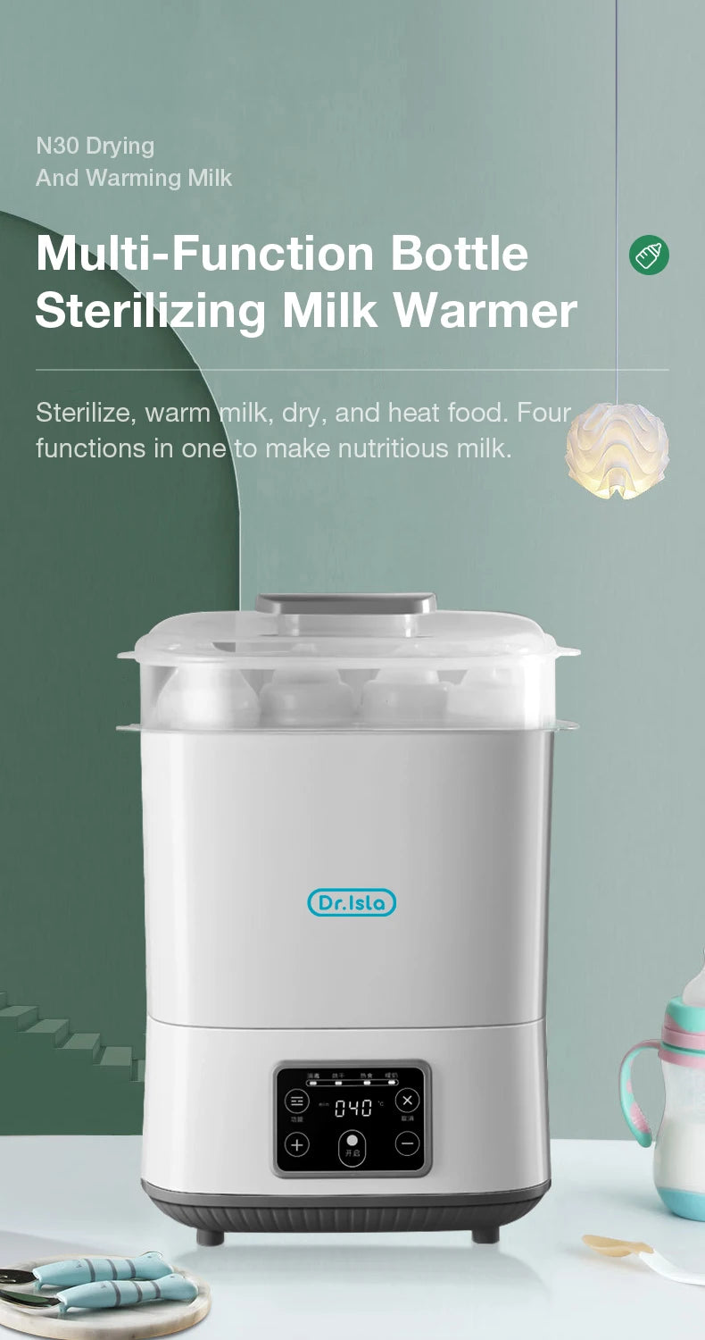 MAMIJOY N30 Multi-Function Bottle Steriliser – 5-in-1 Fast Warming, Sterilising & Drying