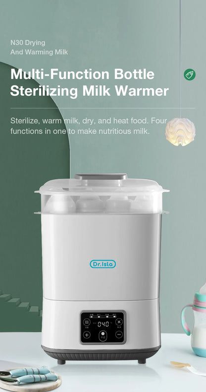 MAMIJOY N30 Multi-Function Bottle Steriliser – 5-in-1 Fast Warming, Sterilising & Drying