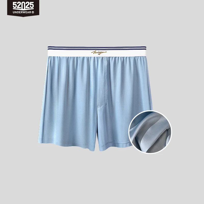 Men's Silk-Lined Lounge Shorts – Off-Duty Luxe