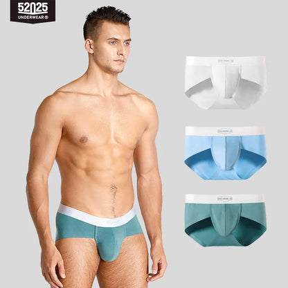 52025 Everyday Hue Men's Modal-Stretch Briefs 3-Pack