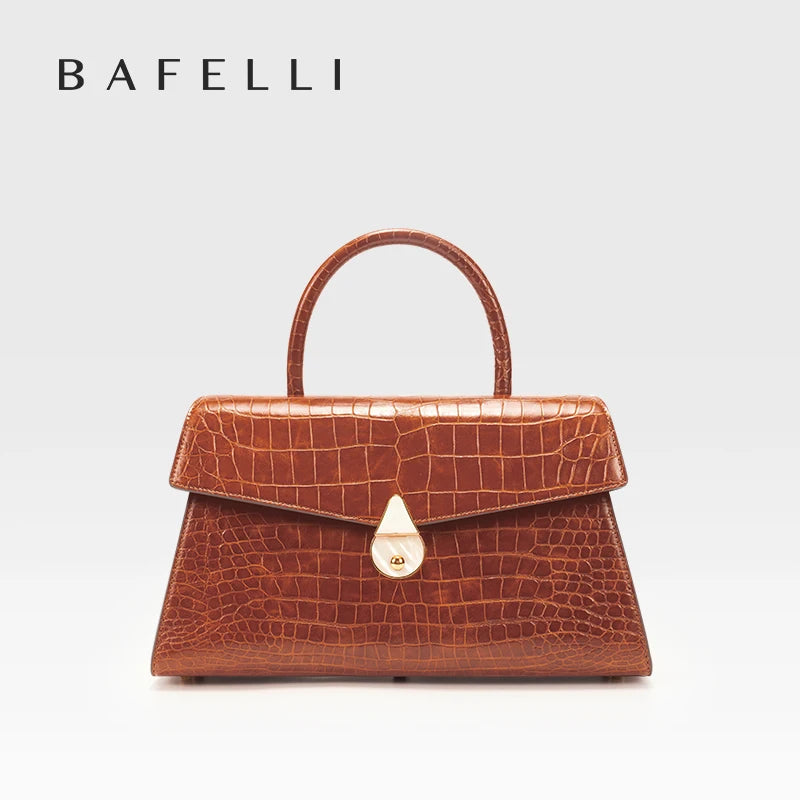 BAFELLI Large Genuine Leather Doctor Bag