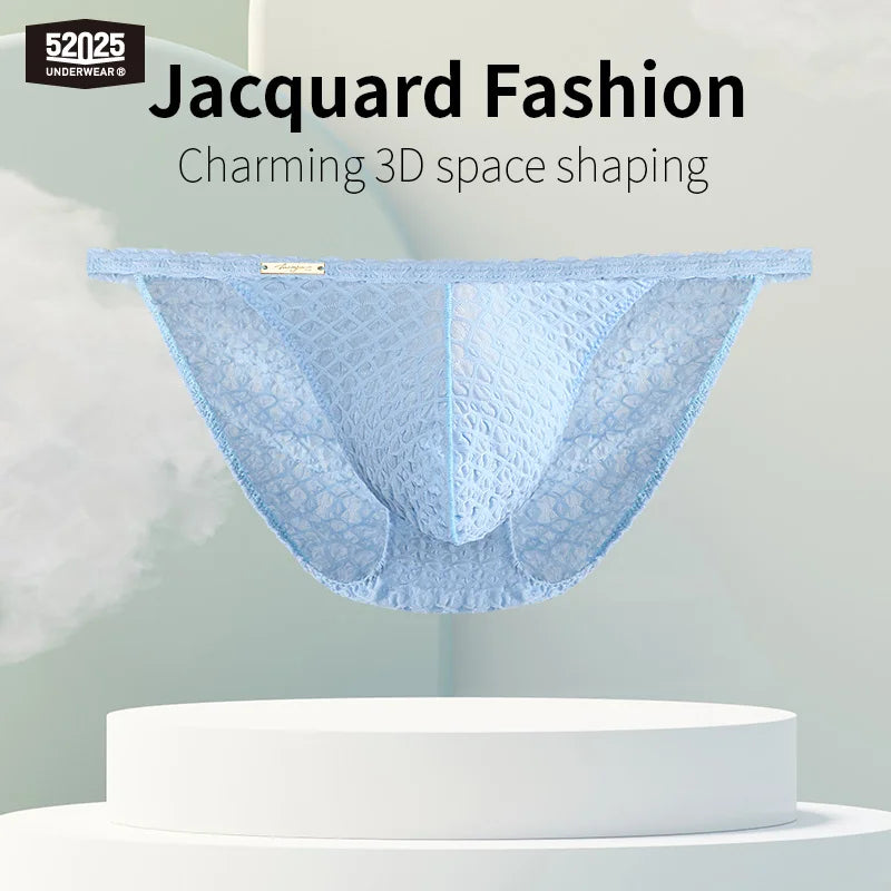 52025 DreamFlex Men's Low-Rise Nylon-Stretch Briefs