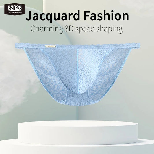 52025 DreamFlex Men's Low-Rise Nylon-Stretch Briefs