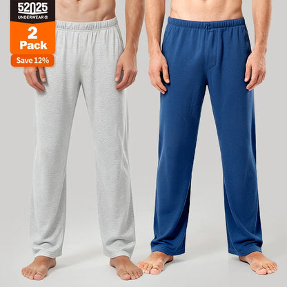 52025 Midnight Ease Men's 100% Cotton Lounge Pants