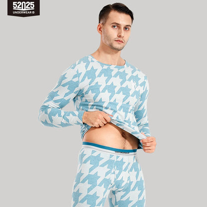 52025 SkyCheck Cotton-Blend Thermal Underwear for Men & Women