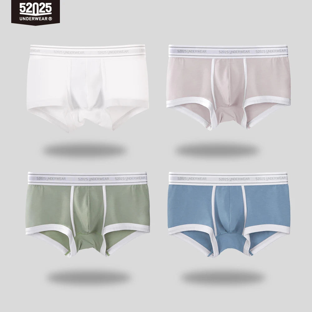 52025 Daily Quartet Men's Cotton-Modal Stretch Boxers 4-Pack
