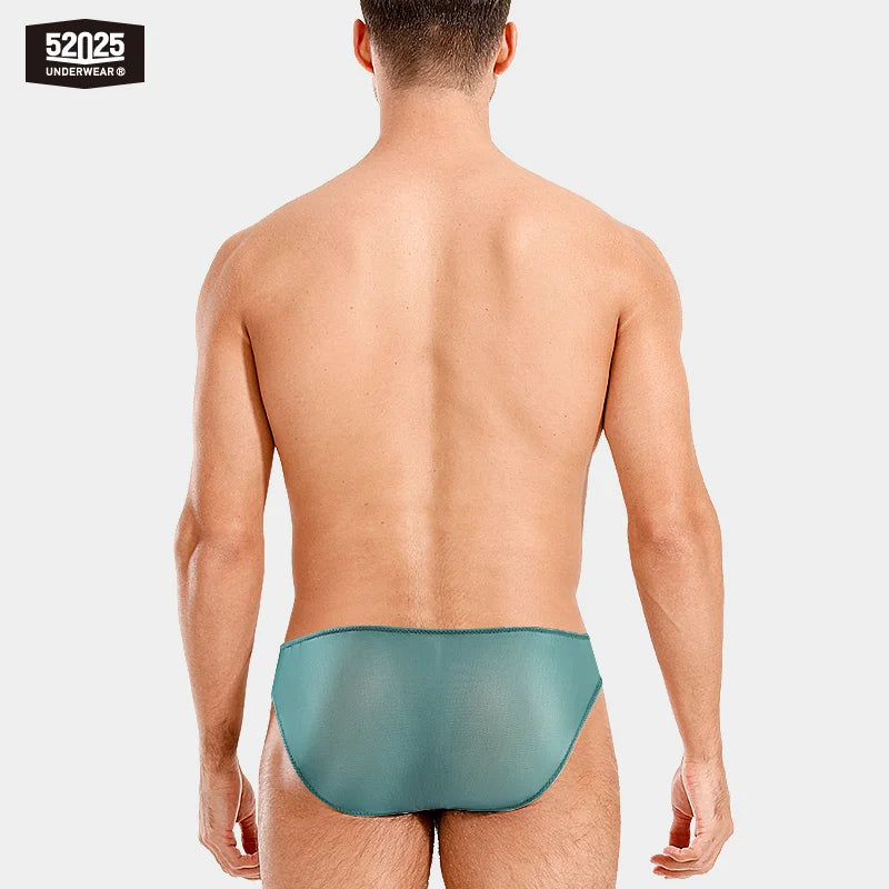 52025 PassionFlex Men's Low-Rise Nylon-Stretch Briefs & Thongs