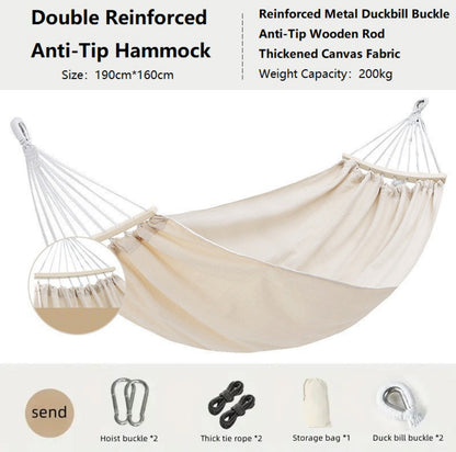 Double Reinforced Anti-Tip Hammock ECOTREK