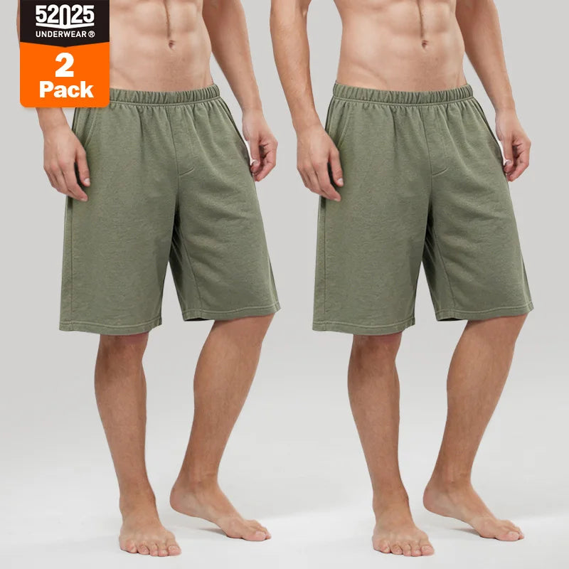52025 Daylight Drift Men's 100% Cotton Lounge Shorts