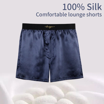 Men’s Mulberry Silk Lounge Shorts
