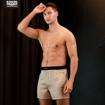 Men’s Mulberry Silk Lounge Shorts