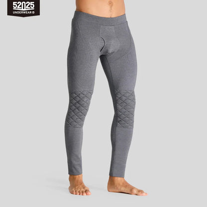 52025 CosyContour Men's Thick Cotton-Modal Thermal Leggings