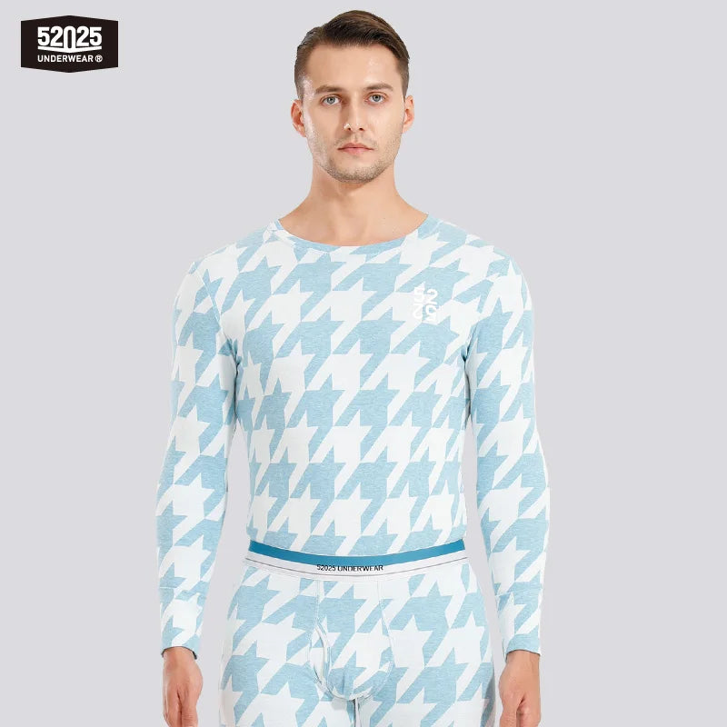52025 SkyCheck Cotton-Blend Thermal Underwear for Men & Women