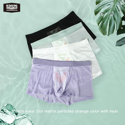 52025 SilkAccent Men's Nylon-Stretch Boxers 3-Pack