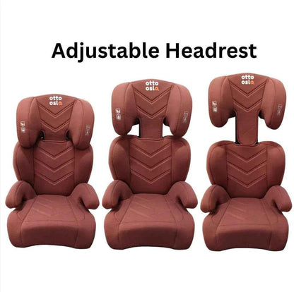 Zen i-Size Booster Car Seat with Isofix and Adjustable Headrest - PINK
